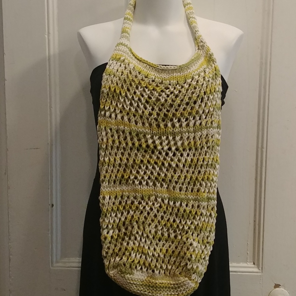 Hand Knitted Re-usable Shopping Bag